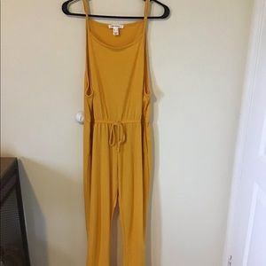 Mustard Spaghetti Strap Jumper